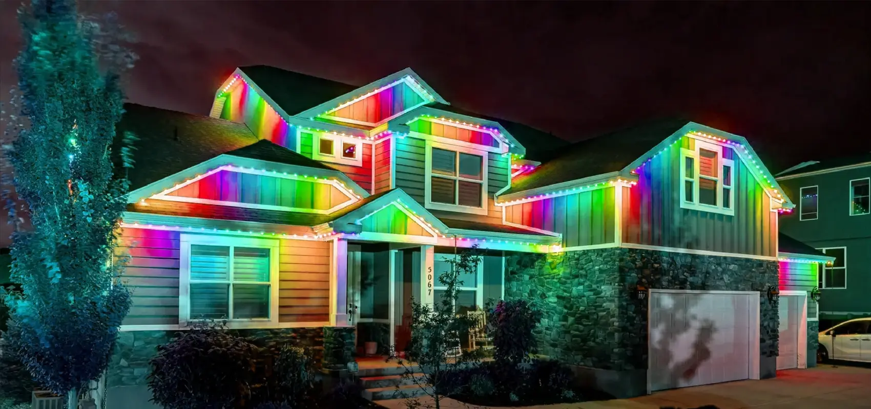 A sinfonia de arte e tecnologia na iluminação paisagística externa