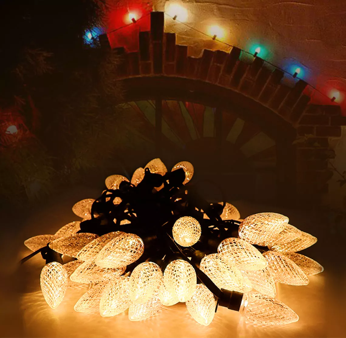 Luzes de corda de lâmpadas C9