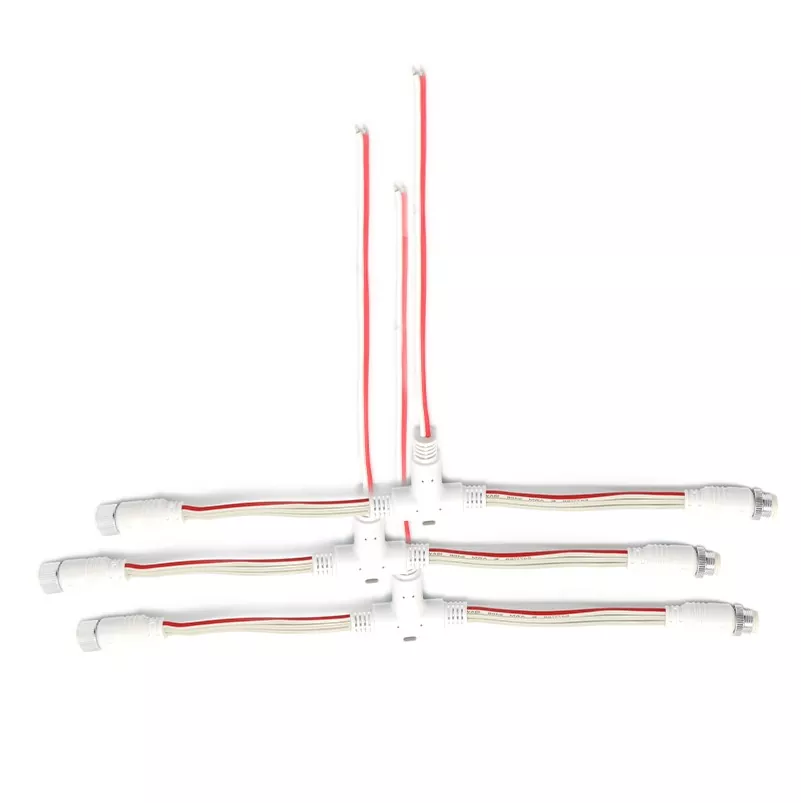 Fios impermeáveis ​​em forma de T e Y